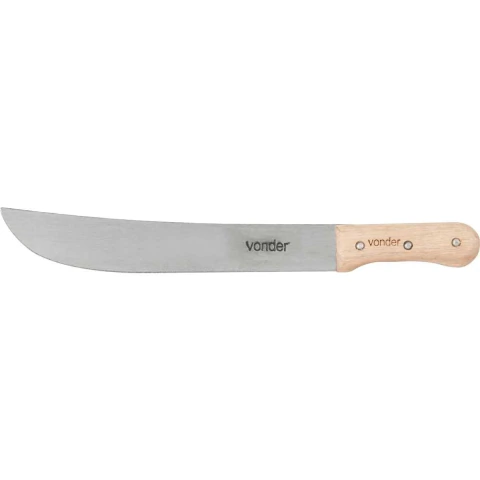 Facão Para Mato 16'' Aço Carbono Cabo Madeira Ferramenta Profissional Vonder