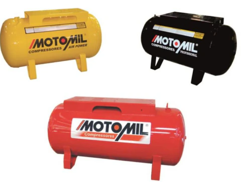 Kit Mrm-50I - Vaso De Pressão 50L 140Psi Motocompressor Motomil