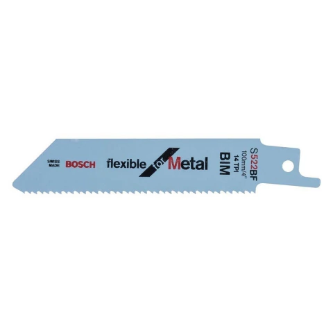 Lâmina Serra Sabre Bosch S522Bf Flexible For Metal 5 Peças