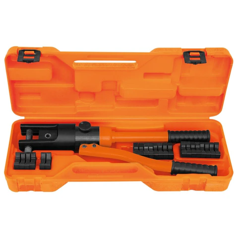 Crimpador Hidráulico Tramontina PRO 8 Ton 16 a 300mm² Terminais Cobre Alumínio