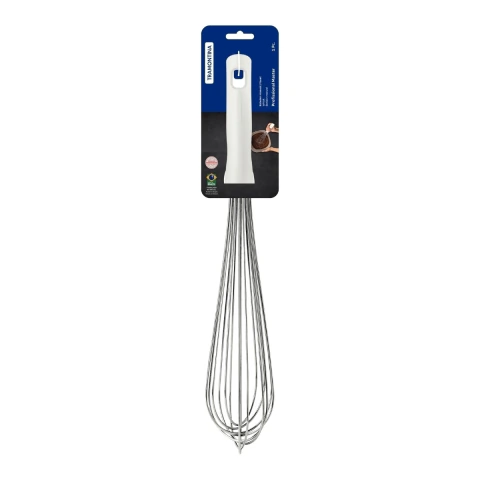 Batedor Manual Profissional Master Tramontina 40 Cm Aço Inox Cabo Antimicrobiano Certificação NSF