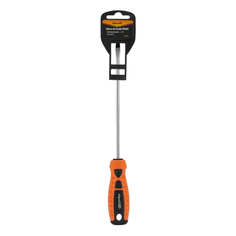 Chave De Fenda Sl5 3/16 X 6 Polegadas 150 Mm Cabo Emborrachado Sparta 1 Peça