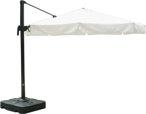 Ombrellone Suspenso monaco girat 3,50m Branco s/base Bel Lazer