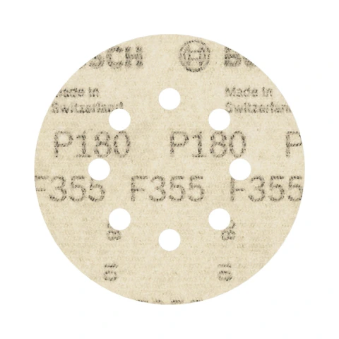 Disco De Lixa Bosch Pro F355 125mm Grano 180 - 5 Unidades