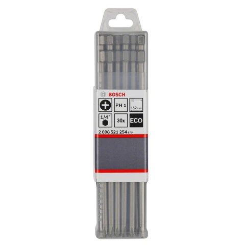 Ponta Parafusar Bosch Eco Extra Hard Ph2 152mm Phillips 30U