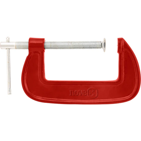 Grampo tipo c 6" ferro fundido leve Nove54