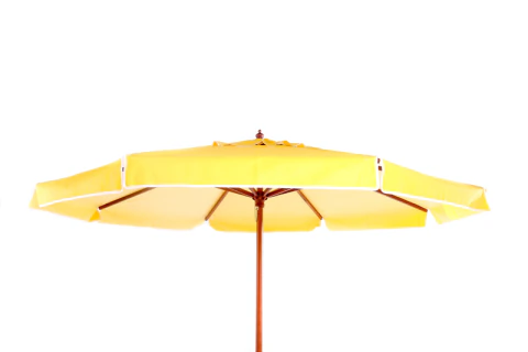Ombrellone Madeira Cobertura PVC 2,40m Amarelo Bel Lazer