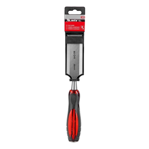 Formão Chanfrado Emborrachado 1/2'' 38mm MTX Aço CrV