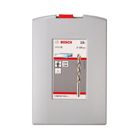 Jogo De Brocas Bosch Pro Metal Hss-G 1,0-10,0mm 9Un