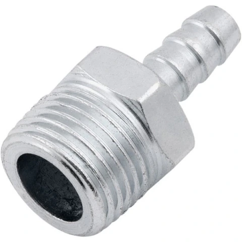 Espigão Fixo Macho Para Mangueira 5/16 Rosca 1/2 Npt Aço Z
