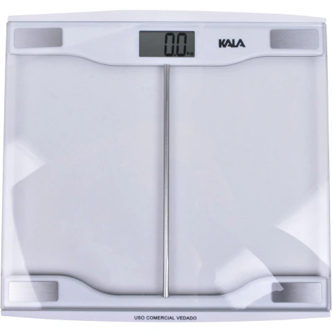 Balança Para Banheiro Digital De Vidro 150Kg Precisão 4 Sensores Slim Kala