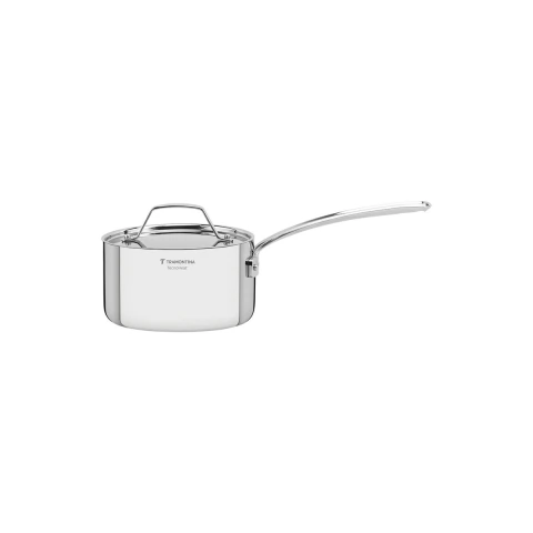 Panela Tramontina Luna Corpo Triplo Aço Inox 16 Cm 1,7 L Indução Forno