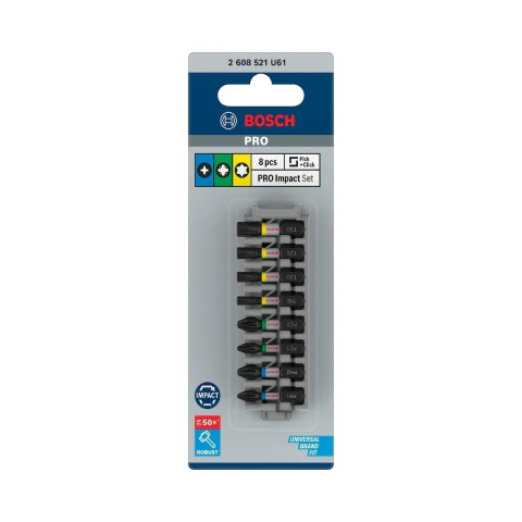Jogo De Bits Bosch Pro Impact 8Un