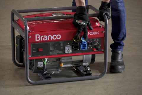 Gerador Gasolina 2,2Kva Chave Seletora B4T-2500 S Branco