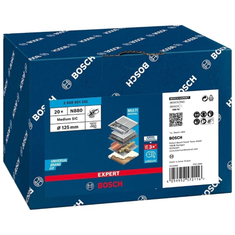 Disco Abrasivo Bosch Expert N880 125mm Médio S 20U