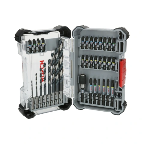 Kit Brocas E Bits Bosch Pro Impact & Hss-G 35Un