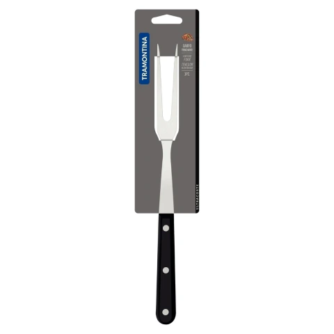 Garfo Trinchante Tramontina Ultracorte Aço Inox Cabo Polipropileno Antimicrobiano Profissional