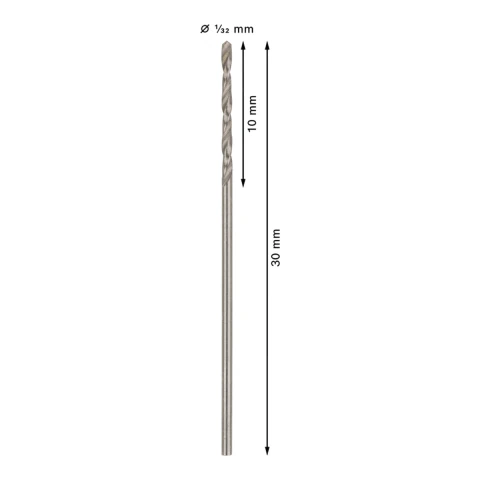 Broca Para Metal Bosch Pro Metal Hss-G 1/32'' 10Un