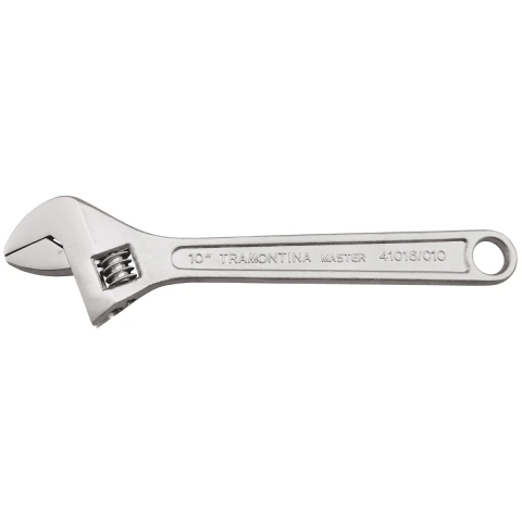 Chave Ajustável Porcas 10'' 254 mm Aço Carbono Cromado Tramontina MASTER