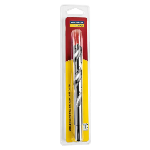 Broca Tramontina Master Aço Rápido HSS Din 338 20x205mm Para Aço Furos Precisos