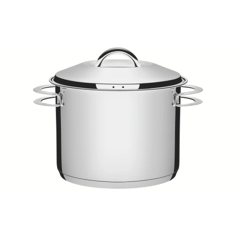 Caldeirão Tramontina Solar Aço Inox Fundo Triplo 28 Cm 15,7 L Com Tampa Indução