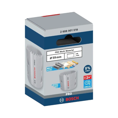 Serra Copo Bosch Pro Multi Material Cobalto 59 mm 2.5/16''