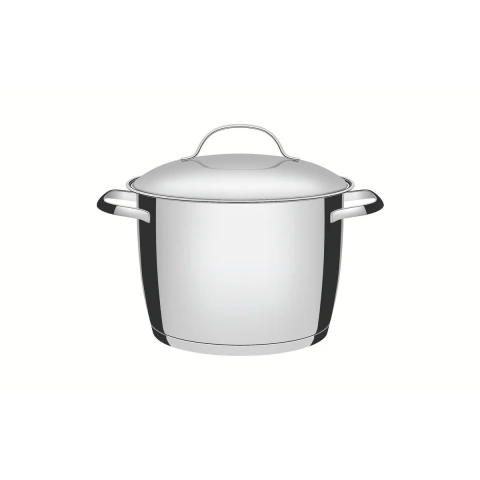 Caldeirão Tramontina Allegra 24 cm Em Aço Inox Com Fundo Triplo Compatível Com Fogão Indução