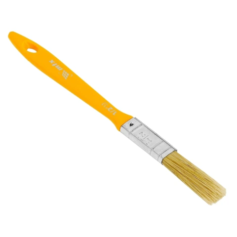 Trincha Pincel 1/2 Polegada 13mm Para Verniz Cerdas Brancas Mtx