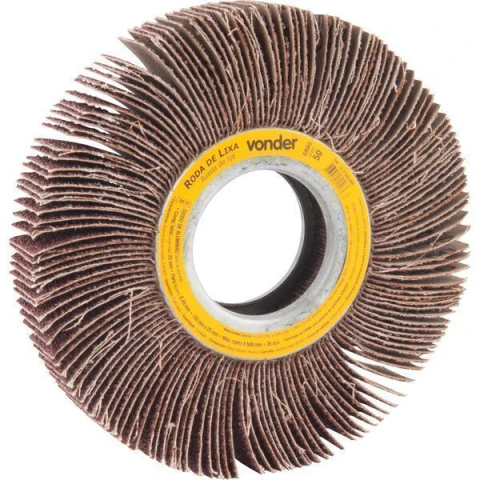 Roda de Lixa 150x25mm sem Haste G50 Vonder
