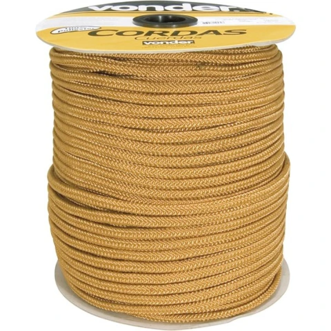 Corda Trançada 8,0mm 11,0kg 228m Ouro P Vonder
