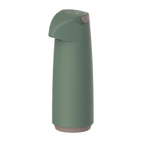 Garrafa Térmica Tramontina Exata 1,8 L Verde Ampola De Vidro Sistema Corta Pingos BPA Free