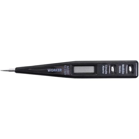 Chave Teste Digital De Voltagem 12V A 220V Segurança E Precisão Worker