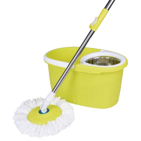 Mop Giratório Spin 16 Litros Premium Kala Aço Inoxidável 360° Com 2 Refis