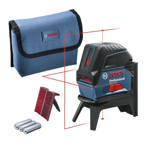 Nivel A Laser Bosch Gcl 2-15 15M C/Pontos De Prumo E Suporte