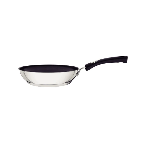 Frigideira Tramontina Solar Silicone 20 cm 1.3 L Fundo Triplo Antiaderente Starflon Premium Inox
