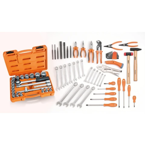 Composição Automotiva Industrial 74 Peças Kit Completo de Ferramentas Profissionais Tramontina PRO