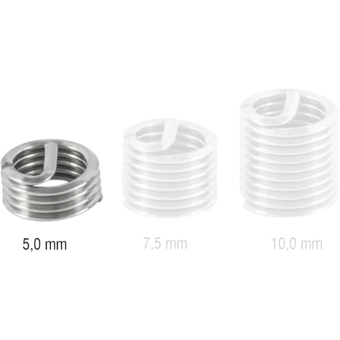 Inserto Roscado M5 x 5 mm com 10 peças Vonder