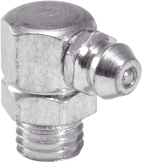 Graxeira curva 90gr 1/4" unf 28fpp com 10 peças Vonder