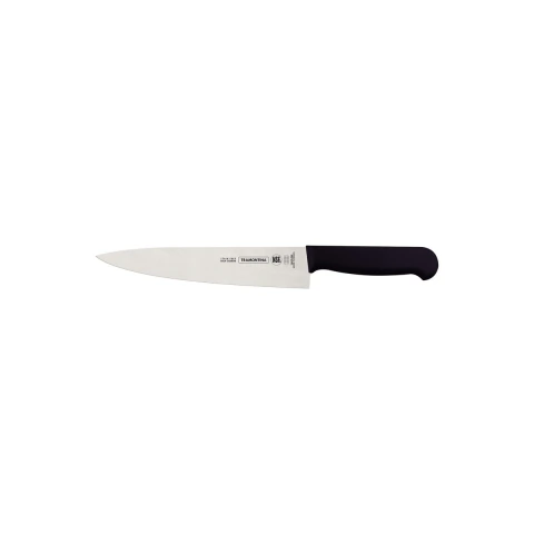 Faca Para Carne Profissional Master Tramontina 8 Polegadas Aço Inox Cabo Antimicrobiano Preto