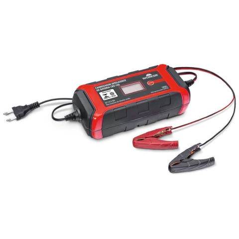 Carregador Inteligente De Bateria 6-160Ah 12V 80W Worker CBS-160 Chumbo Ácido AGM