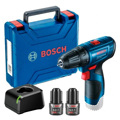 Parafusadeira Furadeira Bosch Gsr 120-Li 12V 2 Baterias
