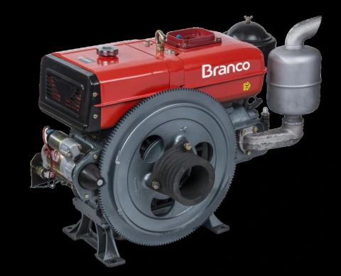 Motor Diesel 22CV 1195cc P.Elét Termossifão BDA22.0TE Branco