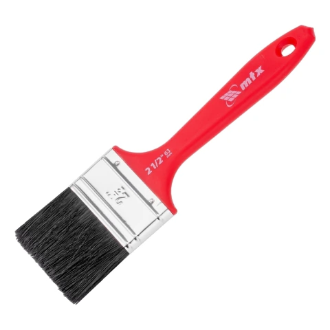 Trincha Pincel 2 1/2'' Cerdas Pretas Cabo Plástico MTX