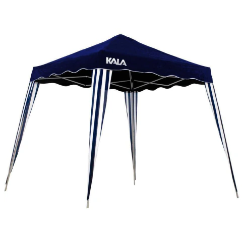 Tenda Gazebo Dobrável 3X3M Azul Aço Kala Proteção