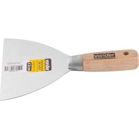 Espátula betumadeira aço carbono 4.3/4" 12cm cabo mad Vonder