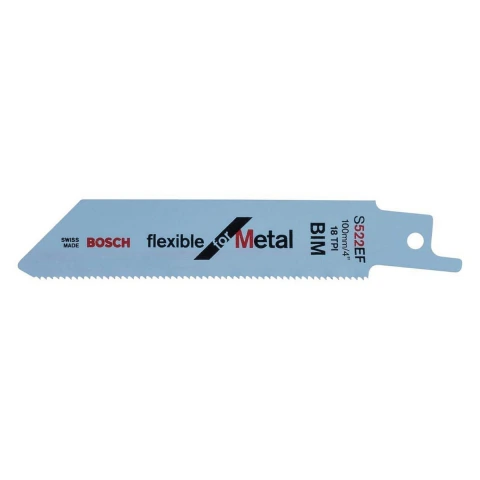 Lâmina Serra Sabre Bosch S522Ef Flexible For Metal 5 Peças