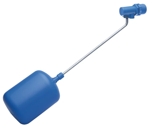 Torneira de bóia balão tubular grande 1/2"x3/4" azul - Liege