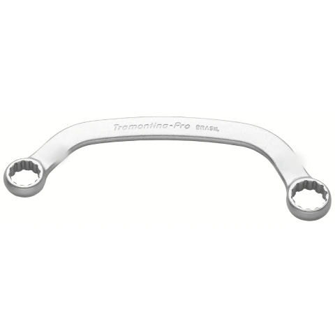 Chave Meia Lua 5/8x3/4'' Aço Cr-V Cromado DIN 3318 Tramontina Pro