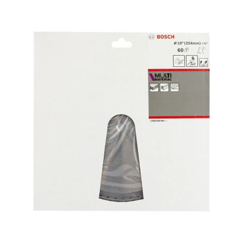 Disco Serra Circular Bosch Multimaterial Ø254X16mm 60D