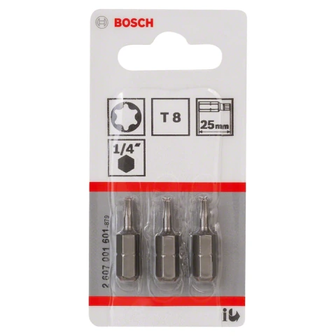 Ponta Para Parafusar Bosch Extra Hard T8 25mm Torx 3U